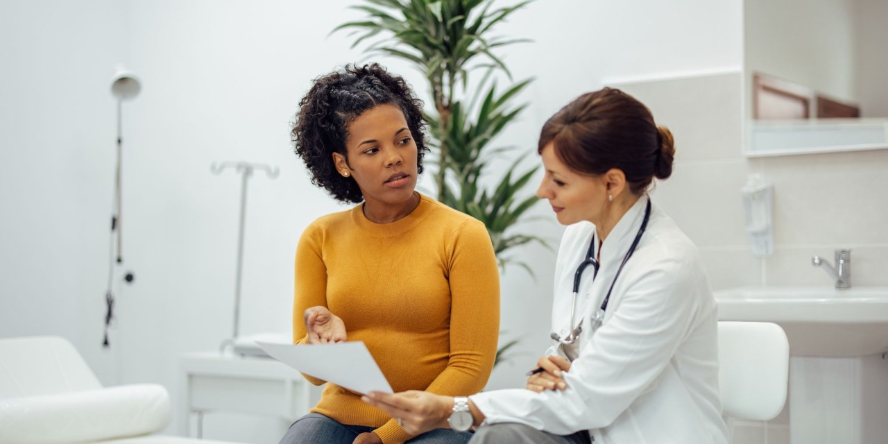 Woman asking her healthcare provider "how long after an abortion can you get pregnant?"